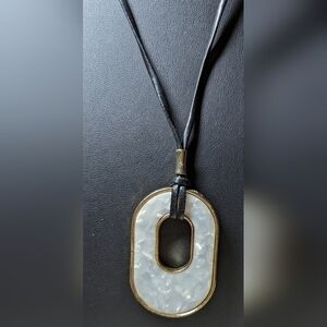 Macy’s A Modern Macy's Pendant Necklace with clean lines and artistic style. NWT